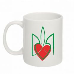 Кружка 320ml Серце з гербом - FATLINE Кружка 320ml Серце з гербом