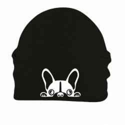 Шапка на флисе French Bulldog Puppy - FATLINE Шапка на флисе French Bulldog Puppy