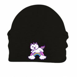 Шапка на флисе Котик-единорог - FATLINE Шапка на флисе Котик-единорог