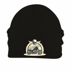 Шапка на флисе Skull and Bike - FATLINE Шапка на флисе Skull and Bike