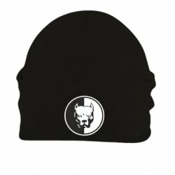 Шапка на флисе Питбуль круг - FATLINE Шапка на флисе Питбуль круг