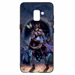Чехол из раздела World of Warcraft Сильвана Ветрокрылая для Samsung A8+ 2018 - FATLINE Чехол из раздела World of Warcraft Сильвана Ветрокрылая для Samsung A8+ 2018