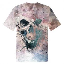 Чоловіча 3D футболка Skull texture - FATLINE Чоловіча 3D футболка Skull texture