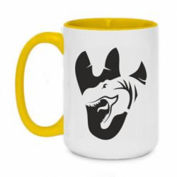 Кружки двухцветные 420ml