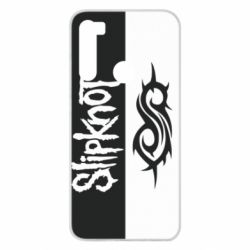 Чехол из раздела Музыка Slipknot black and white для Xiaomi Redmi Note 8 - FATLINE Чехол из раздела Музыка Slipknot black and white для Xiaomi Redmi Note 8