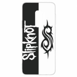 Чехол из раздела Авторские принты Slipknot black and white для Samsung S9+ - FATLINE Чехол из раздела Авторские принты Slipknot black and white для Samsung S9+