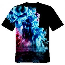 Мужская 3D футболка Smoke