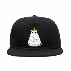 Снепбек Cat and Christmas Lights - FATLINE Снепбек Cat and Christmas Lights