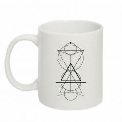 Кружка 320ml Сomposition of geometric shapes