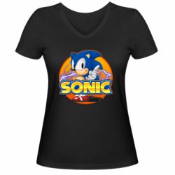 Женские футболки с V-образным вырезом