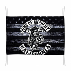 Прапор Sons of anarchy logo - FATLINE Прапор Sons of anarchy logo
