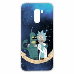 Чохол з розділу Рік і Морті Space alcoholics 2 для Xiaomi Pocophone F1 - FATLINE Чохол з розділу Рік і Морті Space alcoholics 2 для Xiaomi Pocophone F1