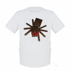 Дитяча футболка Spider from Minecraft