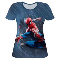 Жіноча 3D футболка Spider Man game