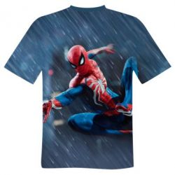 Мужская 3D футболка Spider Man game - FATLINE Мужская 3D футболка Spider Man game