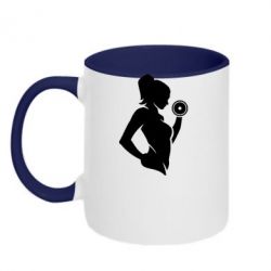 Кружка двухцветная 320ml Sports Girl