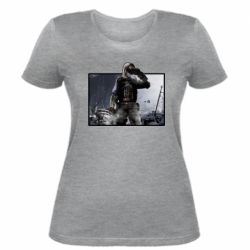 Женская футболка Stalker art - FATLINE Женская футболка Stalker art