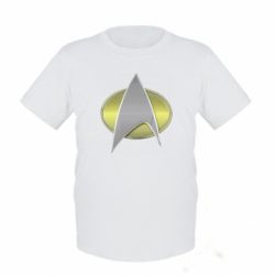 Детская футболка Star Trek Gold Logo - FATLINE Детская футболка Star Trek Gold Logo