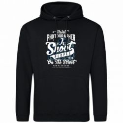 Мужская худи Street Photographer - FATLINE Мужская худи Street Photographer