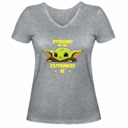 Жіночі футболки з V-подібним вирізом - FATLINE