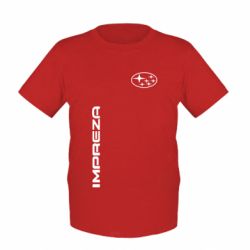 Детская футболка Subaru Impreza - FATLINE Детская футболка Subaru Impreza