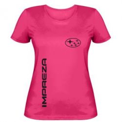 Жіноча футболка Subaru Impreza - FATLINE Жіноча футболка Subaru Impreza