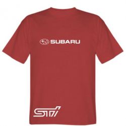 Мужская футболка Stedman Subaru STI лого
