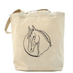 Шоппер Portrait Horse outline