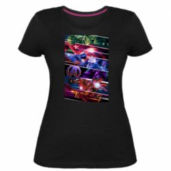 Женские стрейчевые футболки