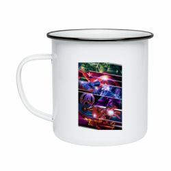 Кружка эмалированная Super power avengers - FATLINE Кружка эмалированная Super power avengers