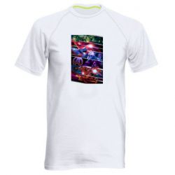 Мужская спортивная футболка Super power avengers - FATLINE Мужская спортивная футболка Super power avengers