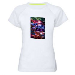 Женская спортивная футболка Super power avengers - FATLINE Женская спортивная футболка Super power avengers