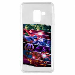 Чехол из раздела Мстители Super power avengers для Samsung A8 2018 - FATLINE Чехол из раздела Мстители Super power avengers для Samsung A8 2018