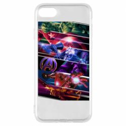 Чехол из раздела Мстители Super power avengers для Apple iPhone 8 - FATLINE Чехол из раздела Мстители Super power avengers для Apple iPhone 8