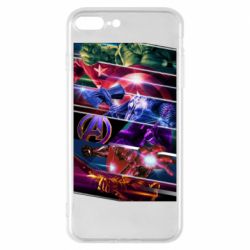 Чехол из раздела Мстители Super power avengers для Apple iPhone 8 Plus - FATLINE Чехол из раздела Мстители Super power avengers для Apple iPhone 8 Plus