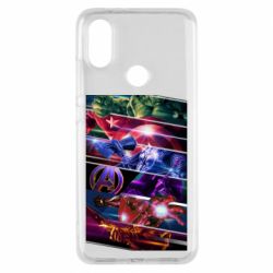 Чехол из раздела Мстители Super power avengers для Xiaomi Mi A2 - FATLINE Чехол из раздела Мстители Super power avengers для Xiaomi Mi A2