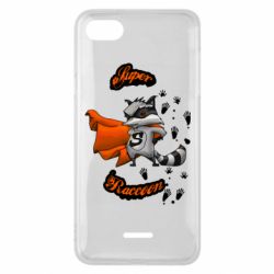 Чохол з розділу Єнот Super raccoon для Xiaomi Redmi 6A - FATLINE Чохол з розділу Єнот Super raccoon для Xiaomi Redmi 6A