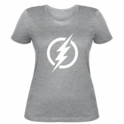 Женская футболка Superhero logo - FATLINE Женская футболка Superhero logo