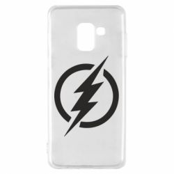 Чехол из раздела Flash Superhero logo для Samsung A8 2018 - FATLINE Чехол из раздела Flash Superhero logo для Samsung A8 2018