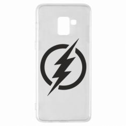 Чехол из раздела Flash Superhero logo для Samsung A8+ 2018 - FATLINE Чехол из раздела Flash Superhero logo для Samsung A8+ 2018