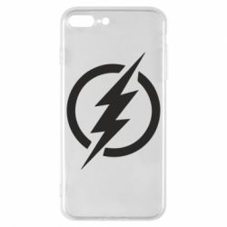 Чехол из раздела Flash Superhero logo для Apple iPhone 8 Plus - FATLINE Чехол из раздела Flash Superhero logo для Apple iPhone 8 Plus