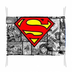 Флаг Superman logo on comics - FATLINE Флаг Superman logo on comics