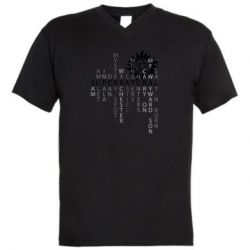 Чоловічі футболки з V-подібним вирізом