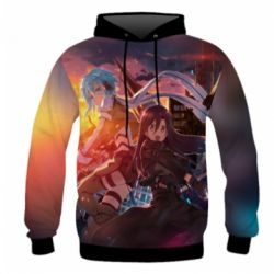 Мужская 3D худи Sword Art Online 3 - FATLINE Мужская 3D худи Sword Art Online 3