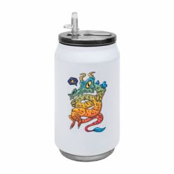 Термобанка 350ml Art dragon - FATLINE Термобанка 350ml Art dragon