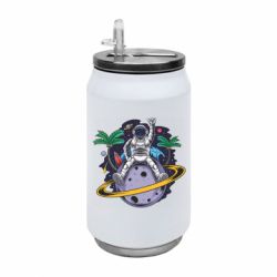 Термобанка 350ml Astronaut on the moon - FATLINE Термобанка 350ml Astronaut on the moon