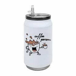 Термобанка 350ml coffee man