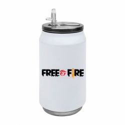 Термобанка 350ml Free fire and logo Garena