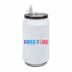 Термобанка 350ml Free fire gradient logo