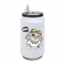 Термобанка 350ml Owl bandit - FATLINE Термобанка 350ml Owl bandit